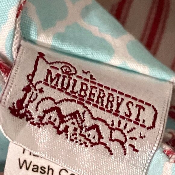 Vtg Mulberry St Toddler Girls Jumper Dress 3T Christmas Rudolph Spring Tulips - Picture 7 of 8